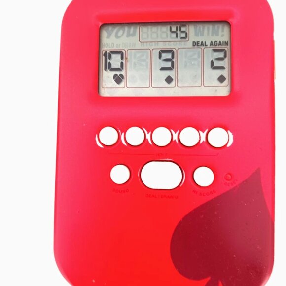 2008 Radica Lighted Poker Electronic Handheld Pocket Game Tested - Picture 3 of 7